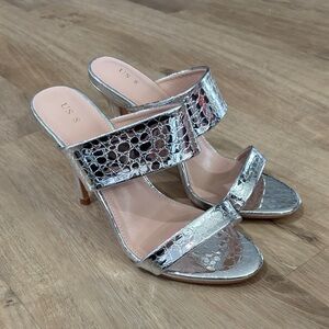 NEW Women’s Allegra K Open Toe Stiletto Sandals